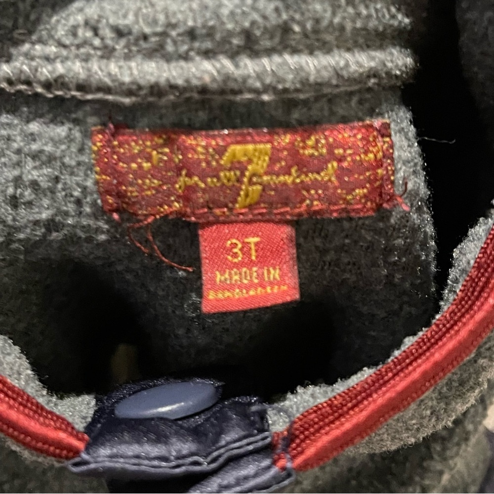 7 for all mankind sweater toddler size 3T Preowned winter wear autumn casual - Picture 3 of 5